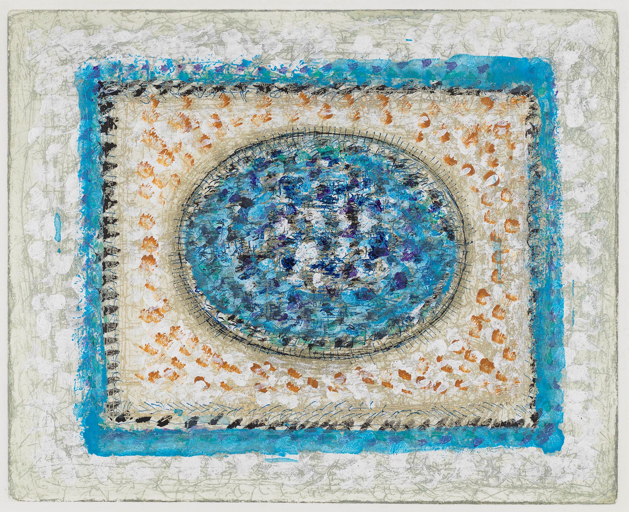_[Blue Sonata](https://pousette-dartfoundation.org/works/blue-sonata/),_ 1980, etching with acrylic, plate: 8 x 9 ⅞ in. (20.3 x 25.1 cm), sheet: 13 5/8 x 16 5/8 in. (34.6 x 42.2 cm)
 – The Richard Pousette-Dart Foundation