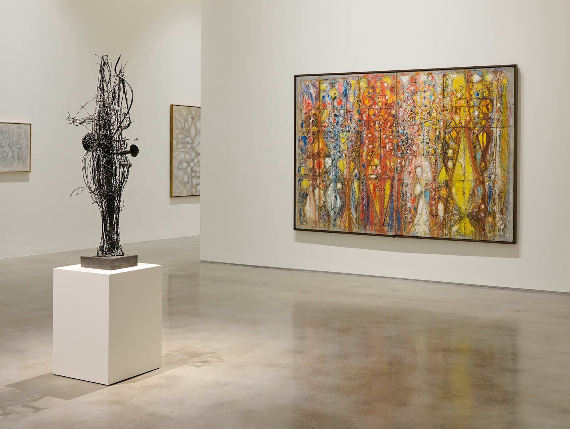 Installation view, Richard Pousette-Dart: Spirit and Substance, Pace Gallery, New York, NY, 2022. – The Richard Pousette-Dart Foundation
