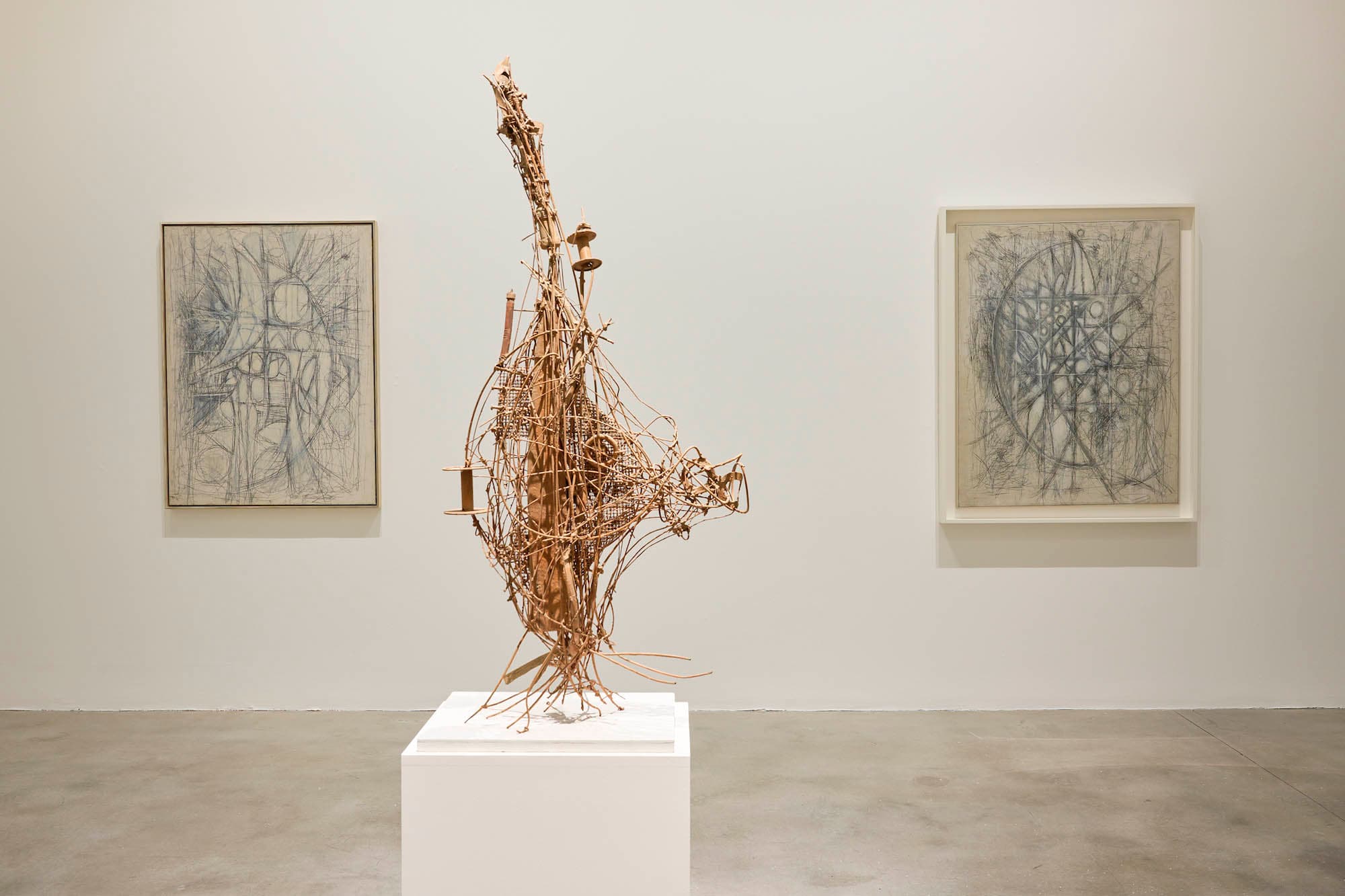 Installation view, Richard Pousette-Dart: Spirit and Substance, Pace Gallery, New York, NY, 2022. – The Richard Pousette-Dart Foundation