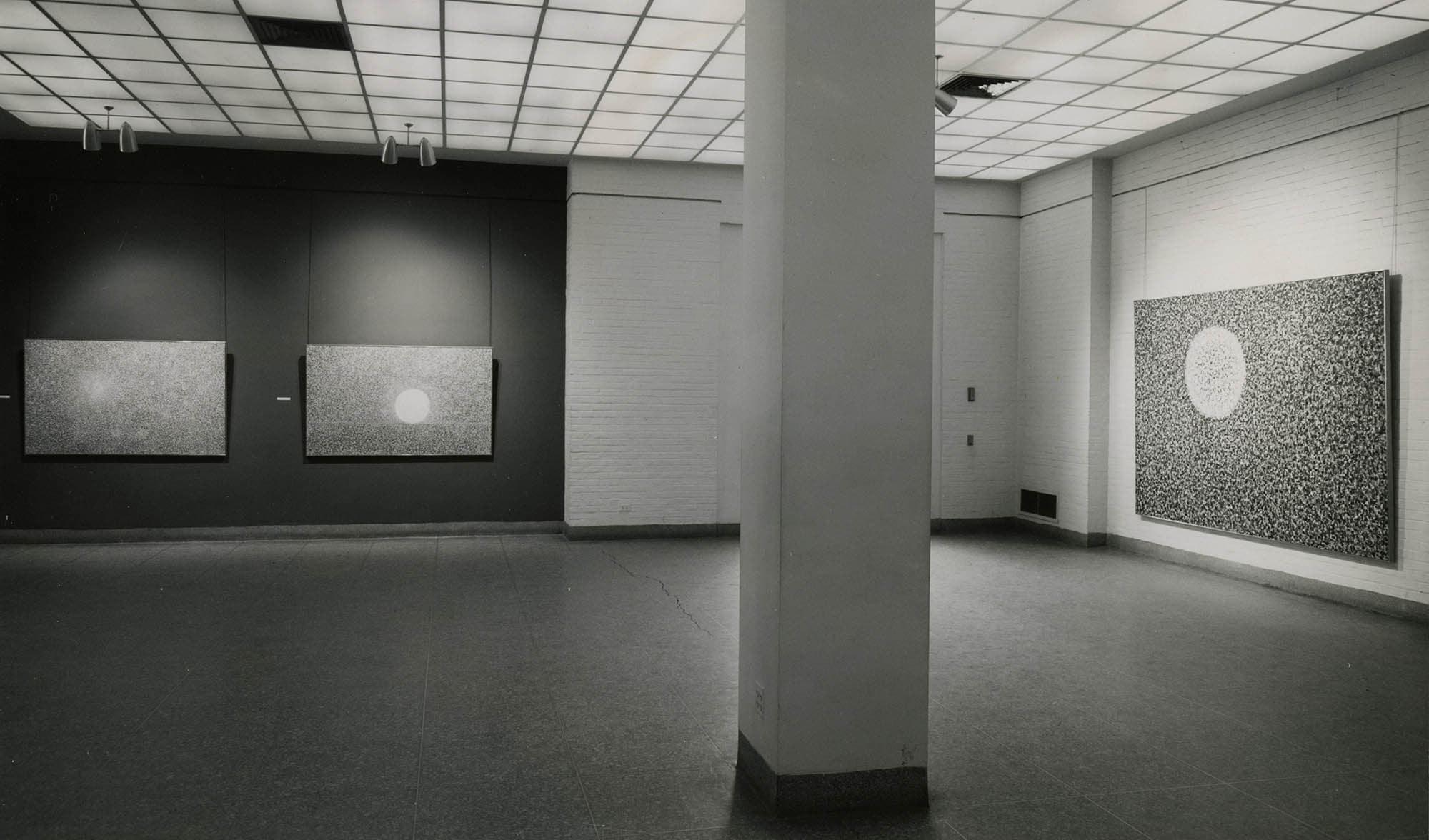 Installation view, Richard Pousette-Dart, Whitney Museum of American Art, New York, NY, 1963. – The Richard Pousette-Dart Foundation