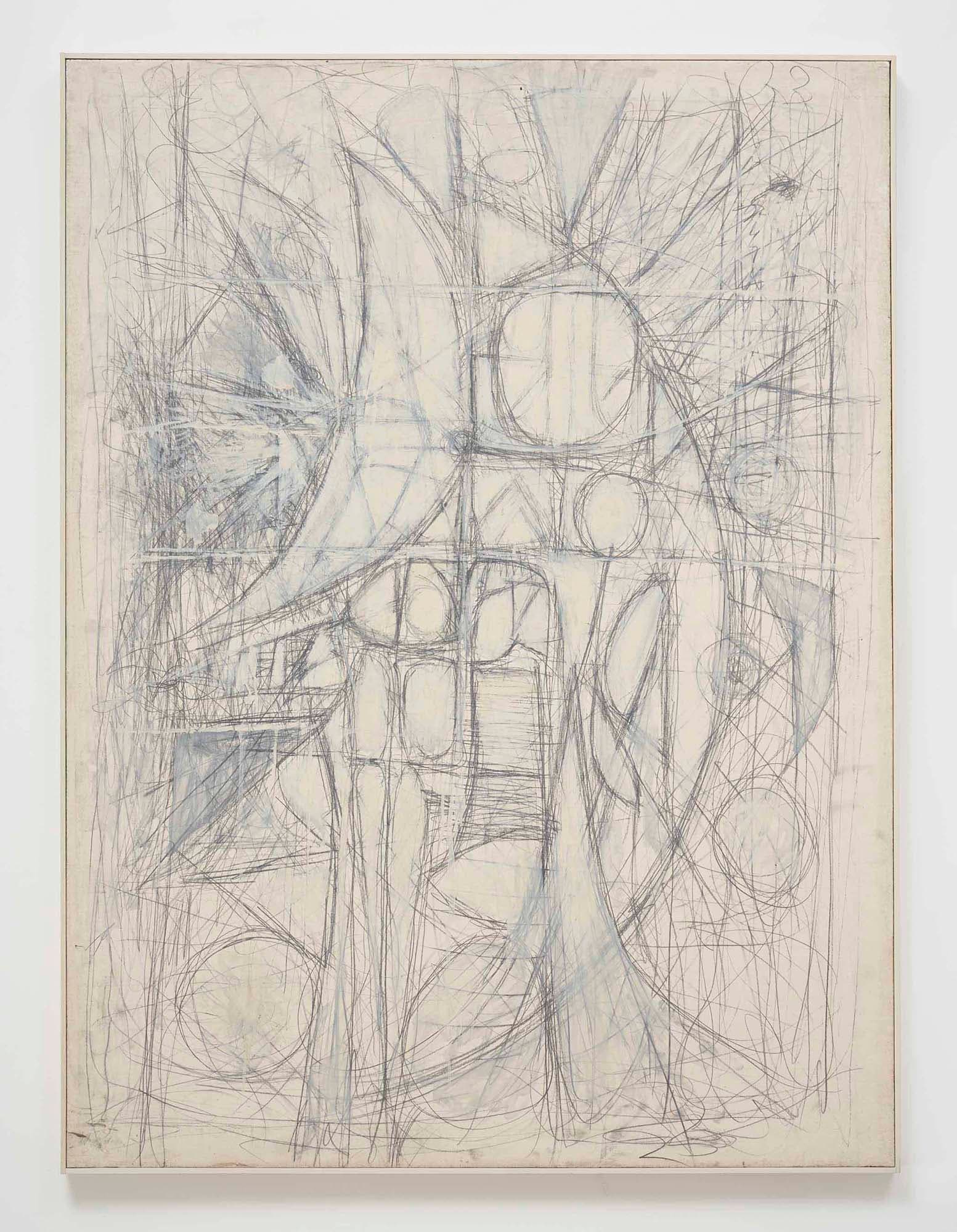 White Etude, 1952, Oil and graphite on linen, 49 1/2 x 36 3/4 in. (125.7 x 93.3 cm)
 – The Richard Pousette-Dart Foundation