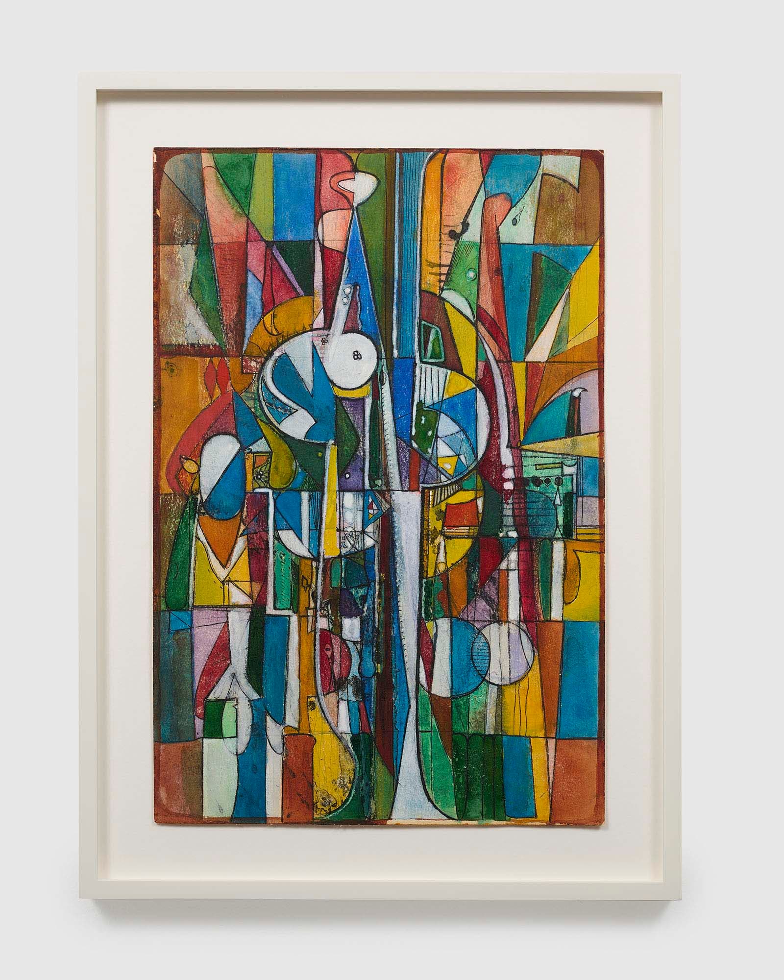 Ascending
1945
Ink and gouache on paper
18 x 11 7/8 in. (45.7 x 30.2 cm)
 – The Richard Pousette-Dart Foundation