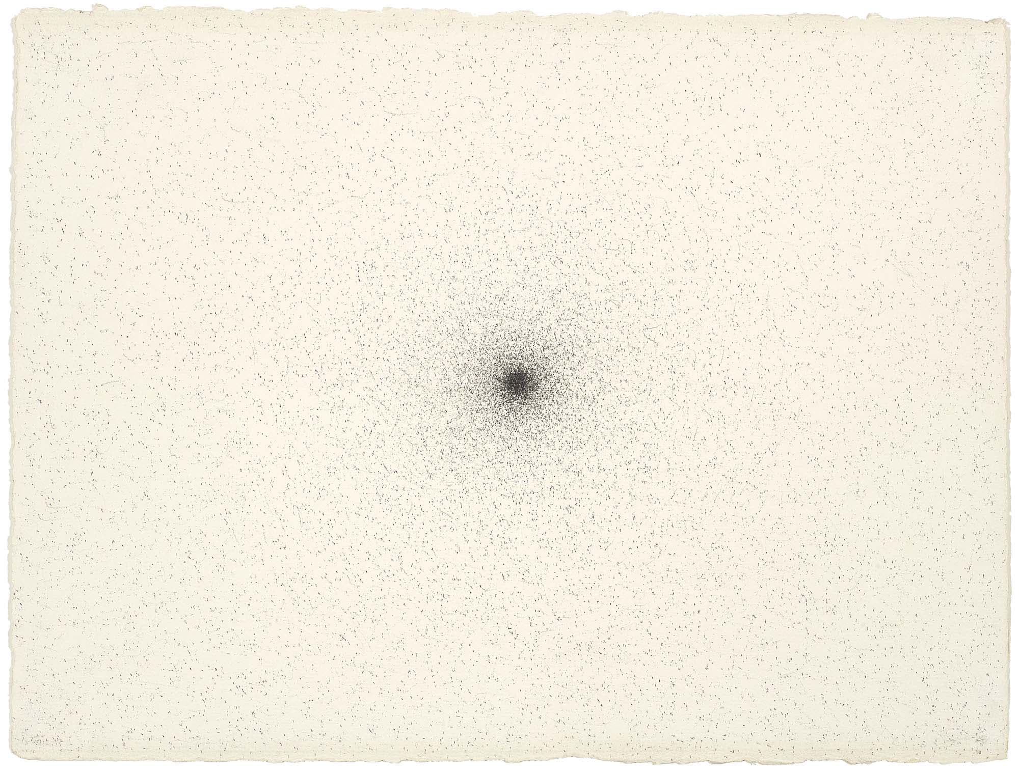 Particle Implosion
1976
Graphite on paper
22 1/2 x 30 in. (57.2 x 76.2 cm)
 – The Richard Pousette-Dart Foundation