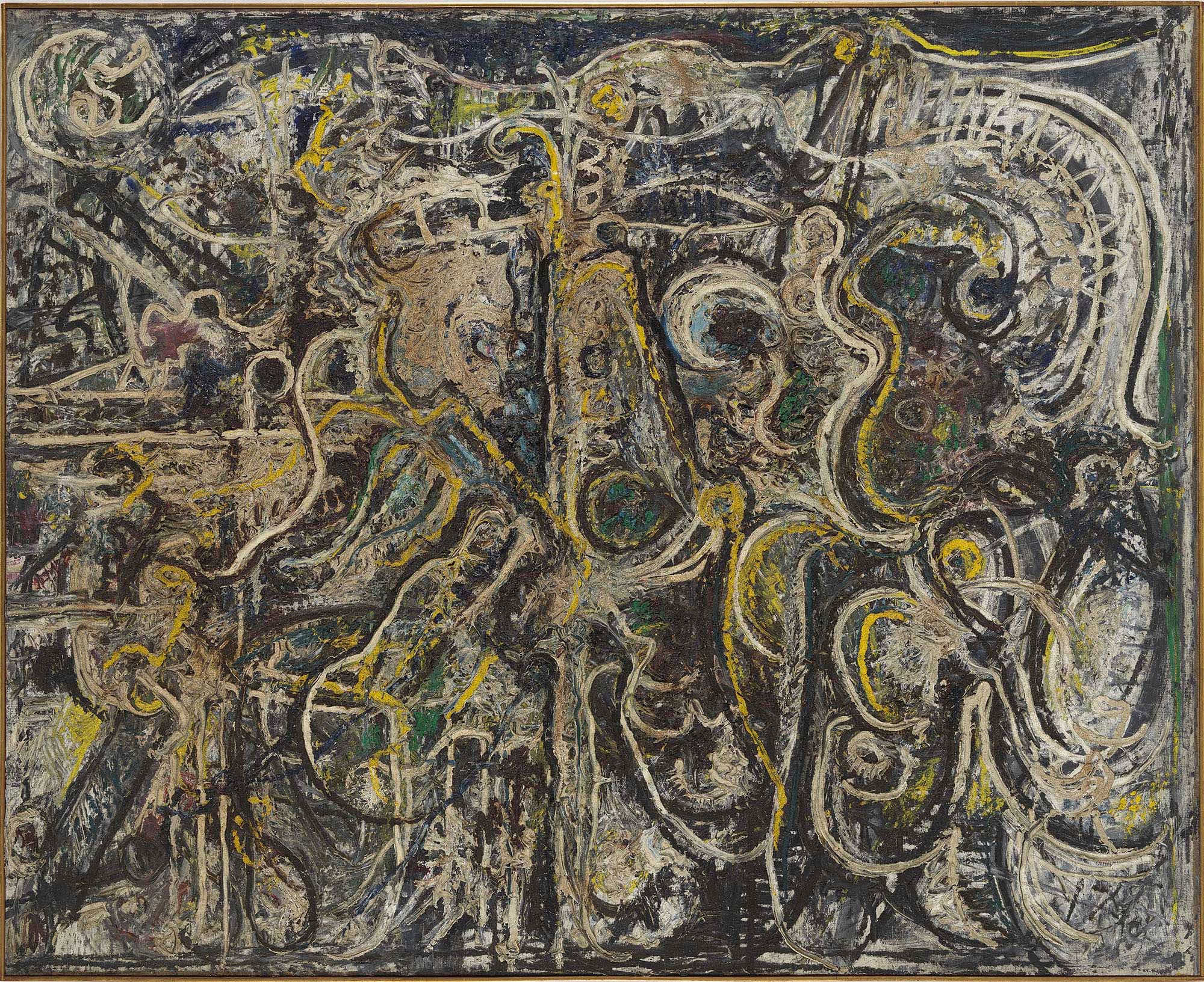 Forestness, 1946, Oil on linen, 43 x 51 1/2 in. (109.2 x 130.8 cm)
 – The Richard Pousette-Dart Foundation