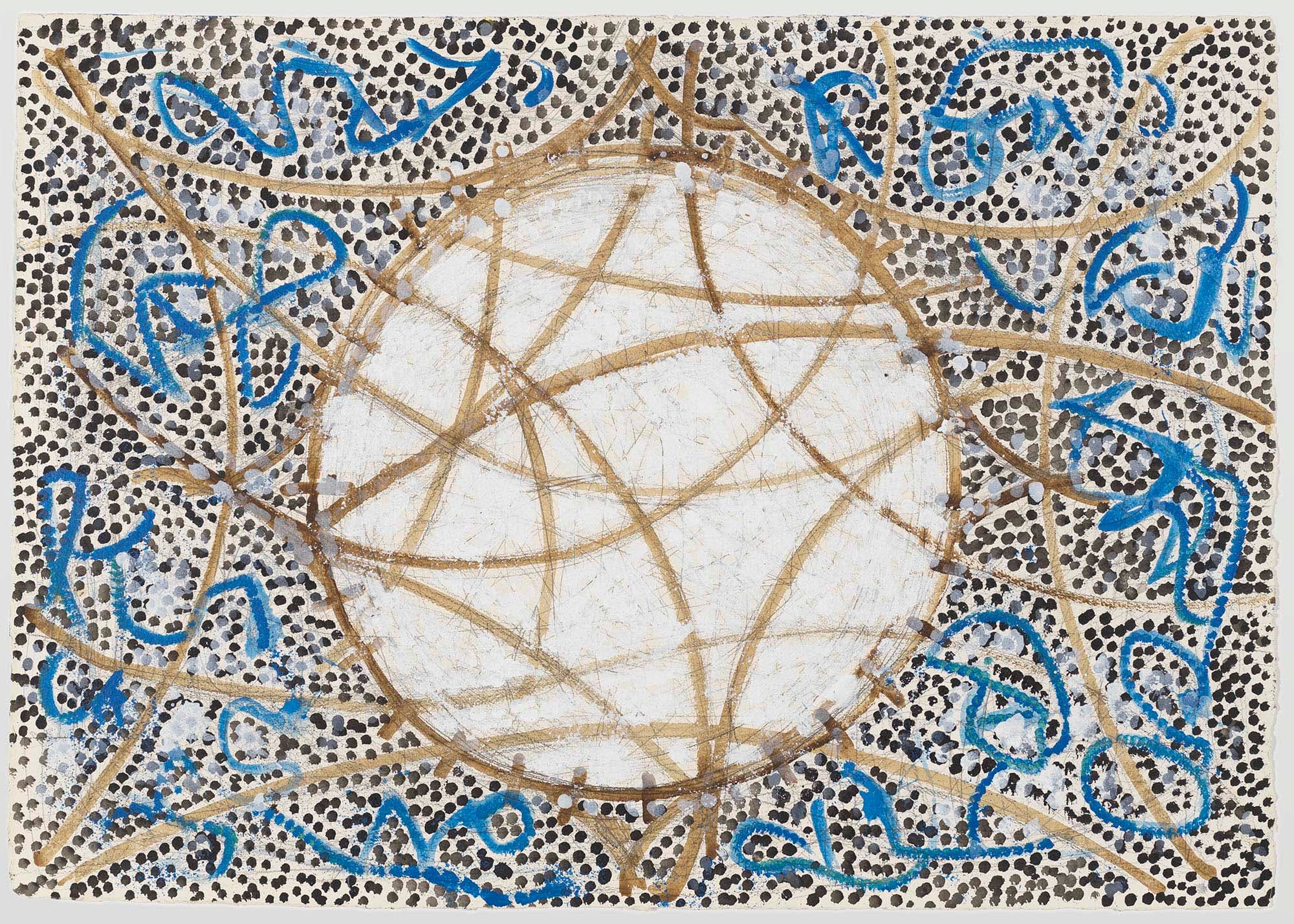 A Dimension So Blue
1988–90
Graphite gouache, and ink on paper
29 x 41 in. (73.7 x 104.1 cm)
 – The Richard Pousette-Dart Foundation