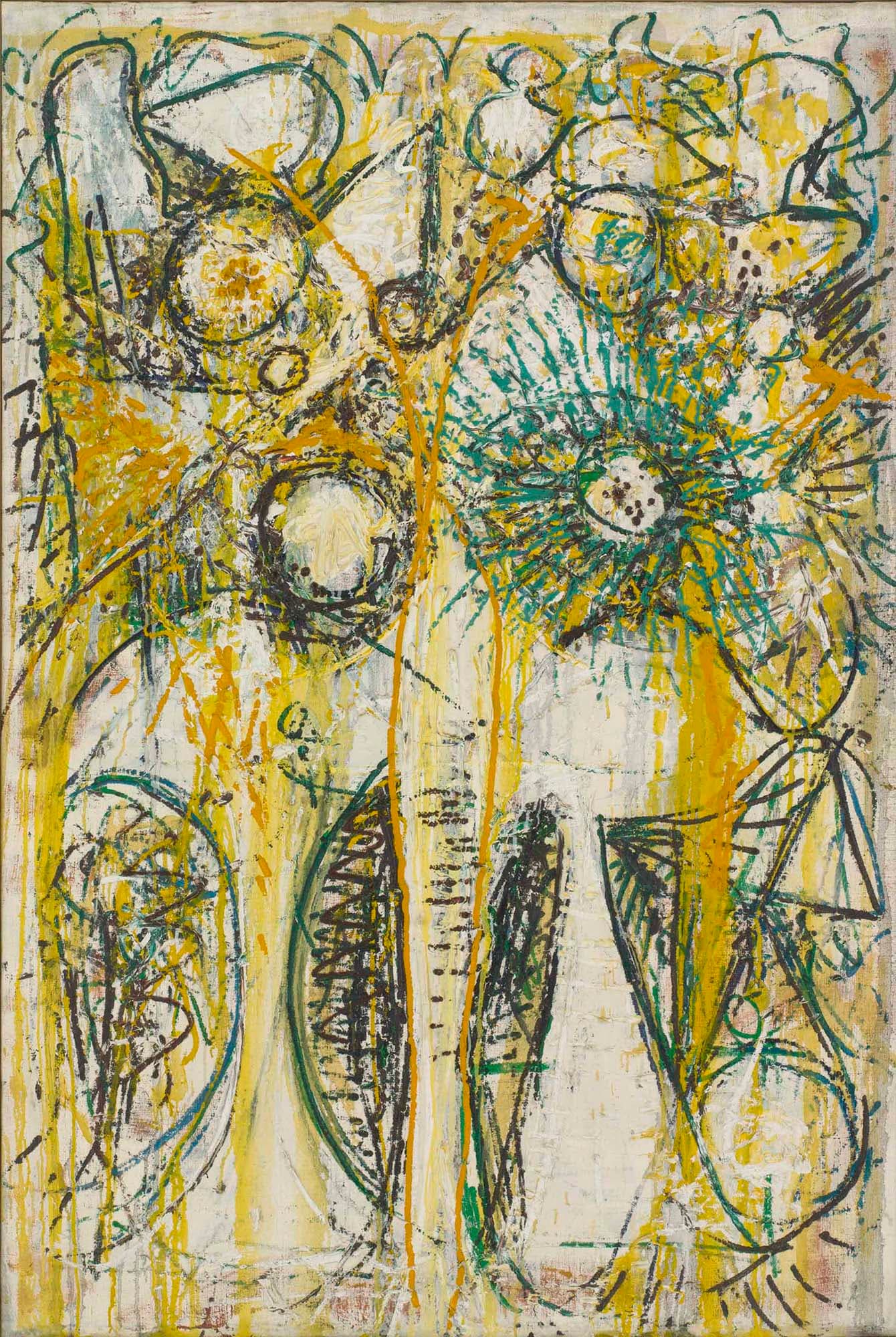 East River Sun, 1947–48, Oil on linen, 56 x 37 1/2 in. (142.2 x 95.2 cm)
 – The Richard Pousette-Dart Foundation