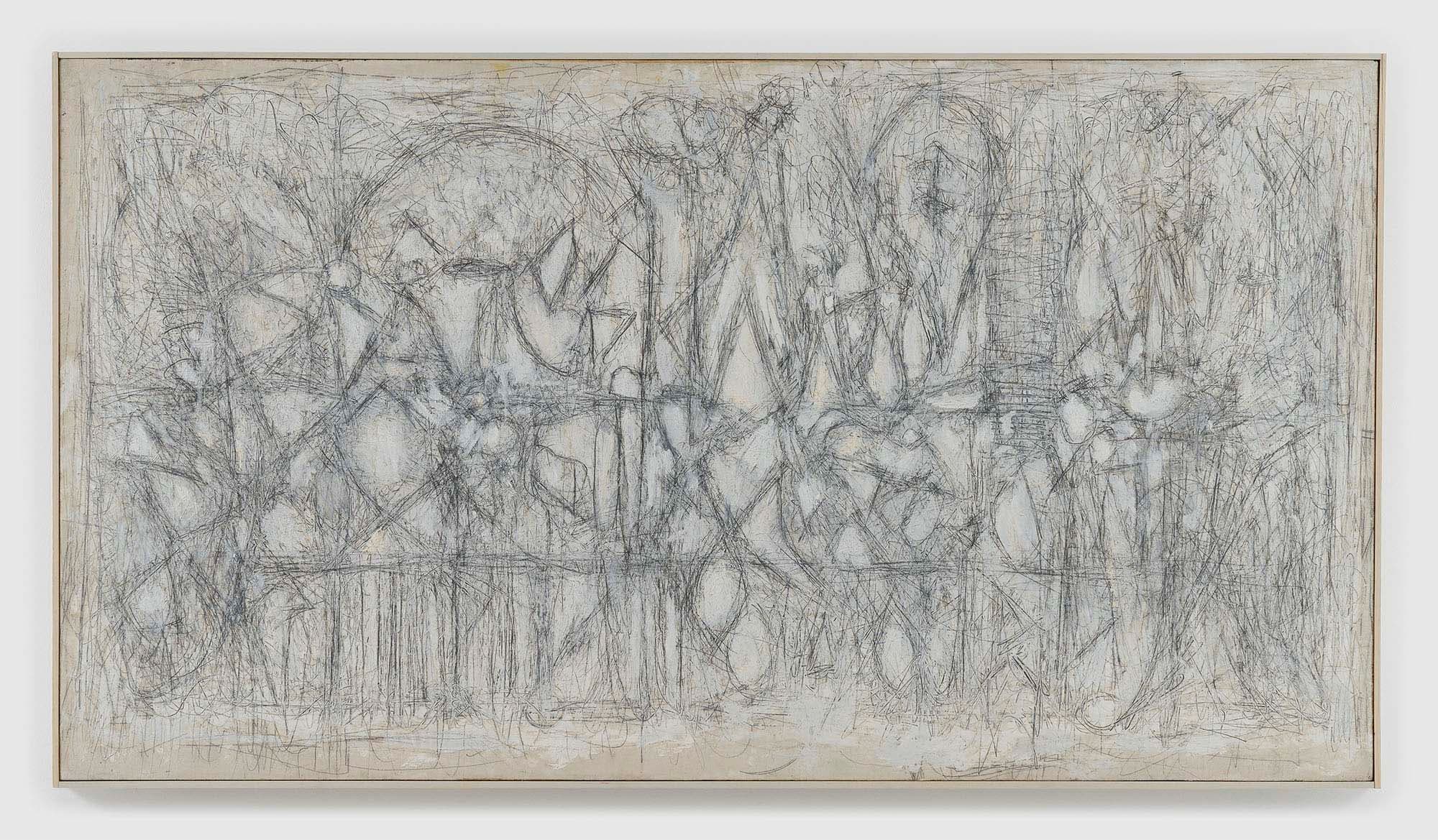 White Garden, Number 3 , 1950, Oil and graphite on linen, 27 1/8 x 49 1/2 in. (68.9 x 125.7 cm)
 – The Richard Pousette-Dart Foundation