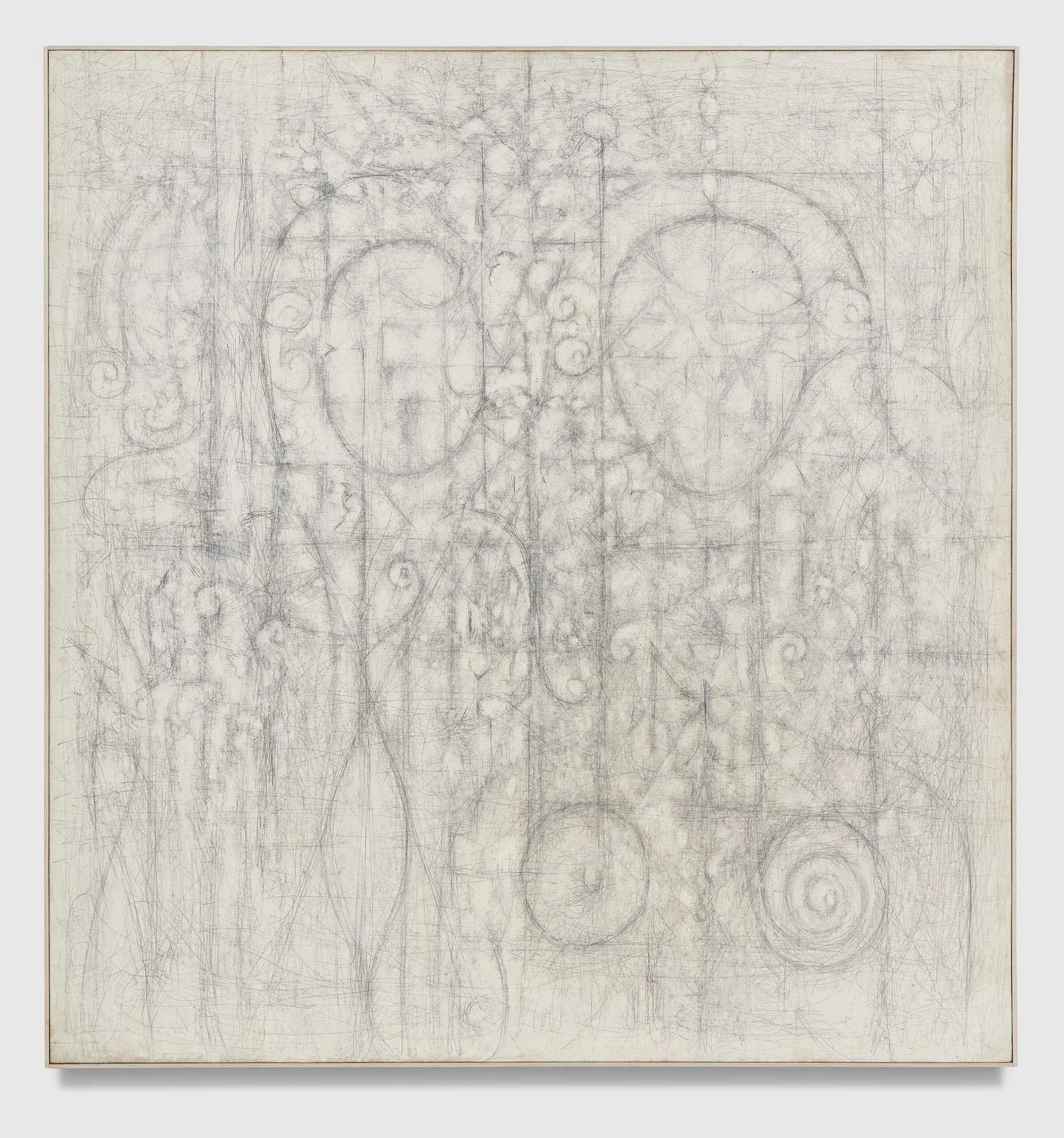 Quiet Lovers, 1950–51, Oil and graphite on linen, 53 1/4 x 50 1/4 in. (135.3 x 127.6 cm)
 – The Richard Pousette-Dart Foundation
