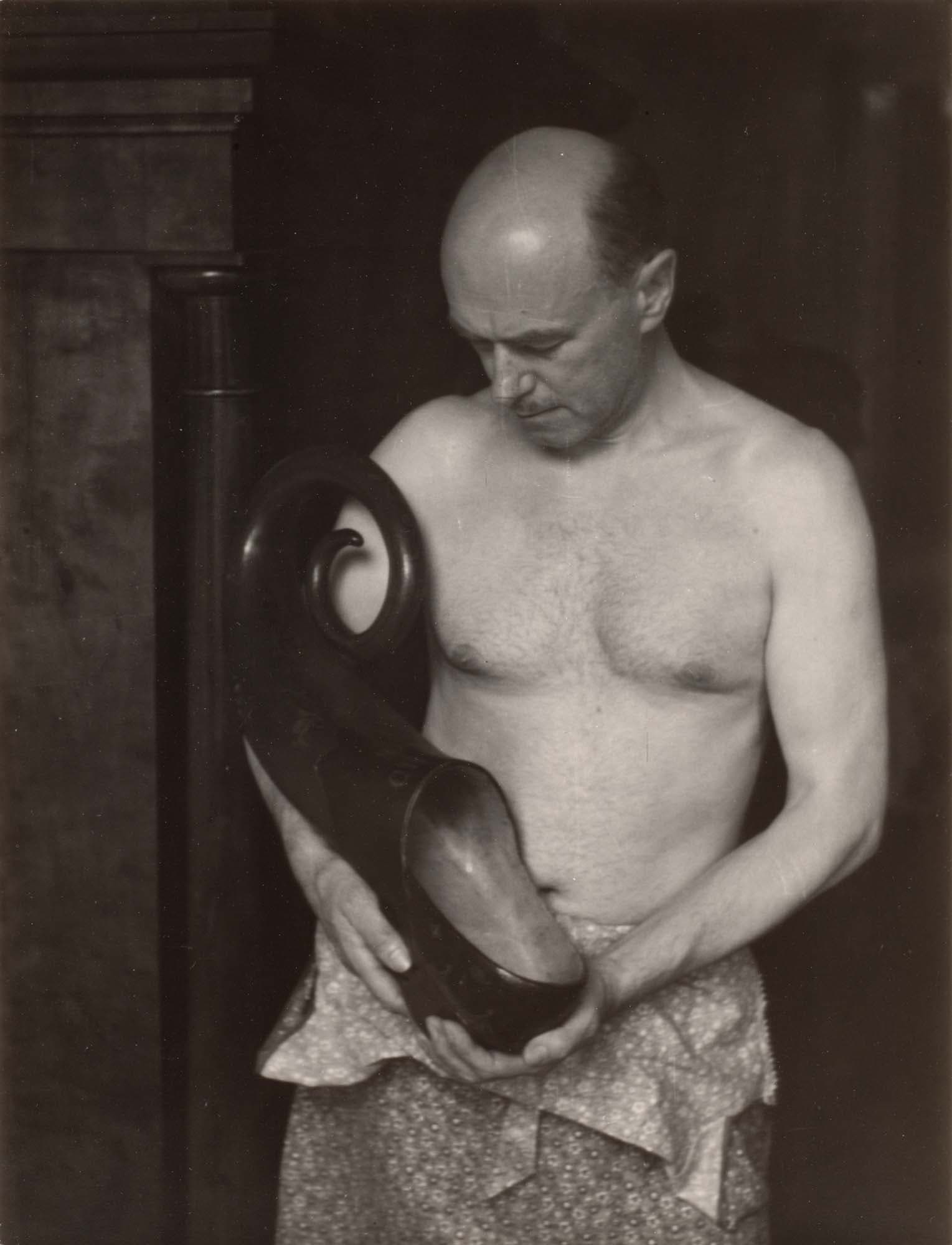 John D. Graham, 1939, Gelatin silver print, 13 1/2 x 10 1/2 in.
 – The Richard Pousette-Dart Foundation
