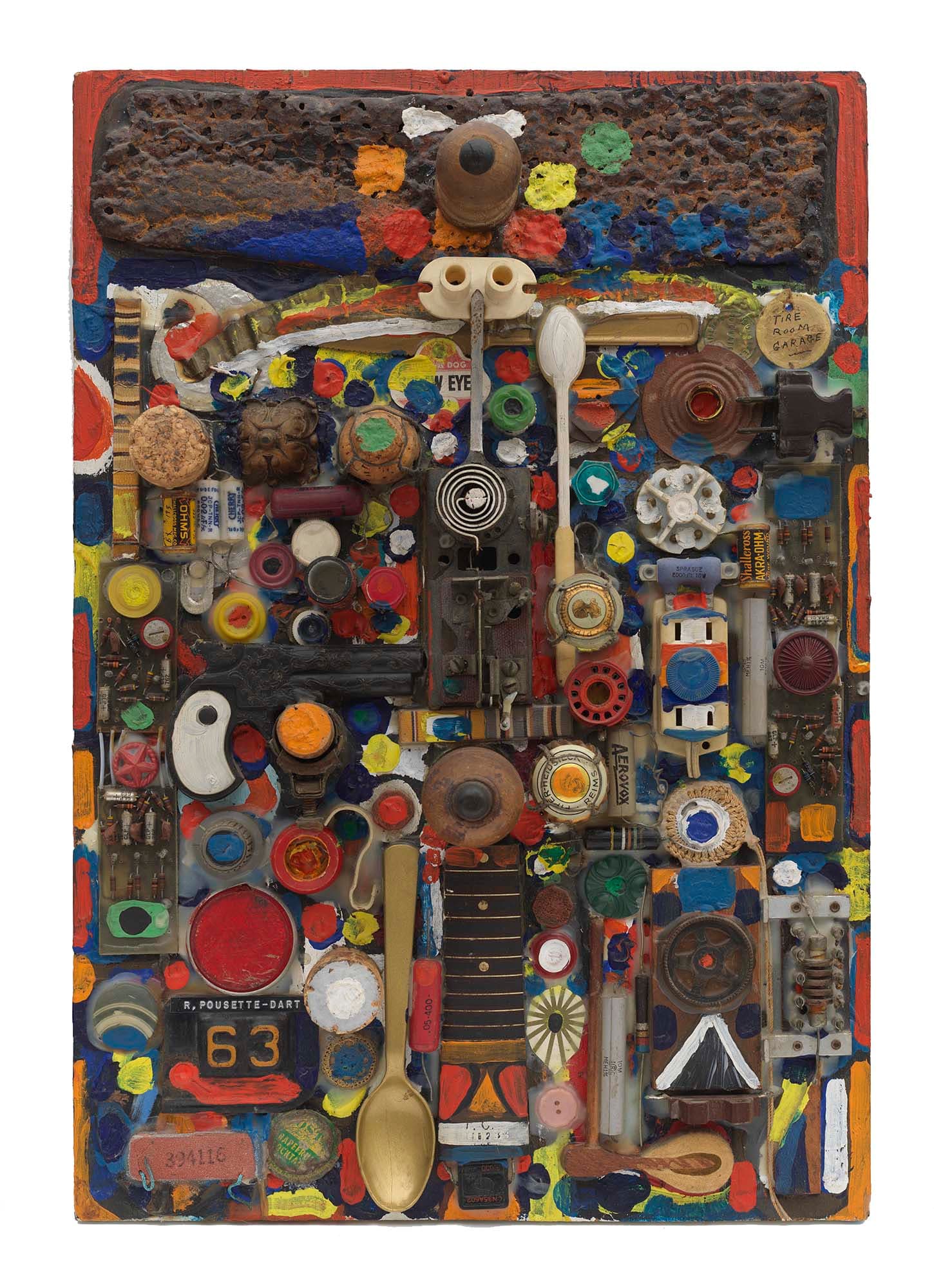 Untitled, 1963, Mixed media: found objects and acrylic on wood, 18 7/8 x 13 x 3 3/4 in. (47.9 x 33 x 9.5 cm)
 – The Richard Pousette-Dart Foundation