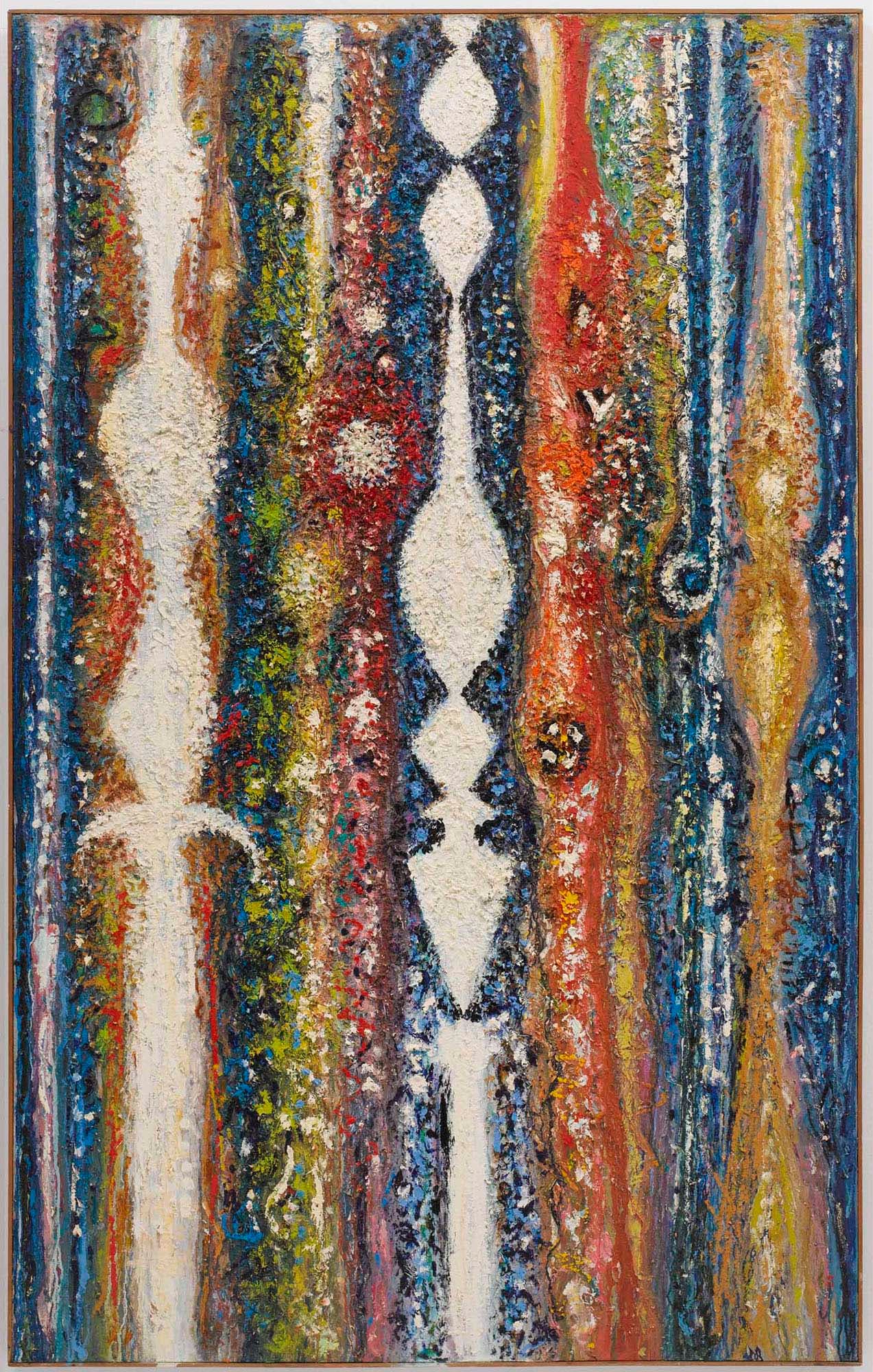 Illumination Vertical, 1958, Oil on linen, 78 1/2 x 48 1/2 in. (199.4 x 123.2 cm)
 – The Richard Pousette-Dart Foundation