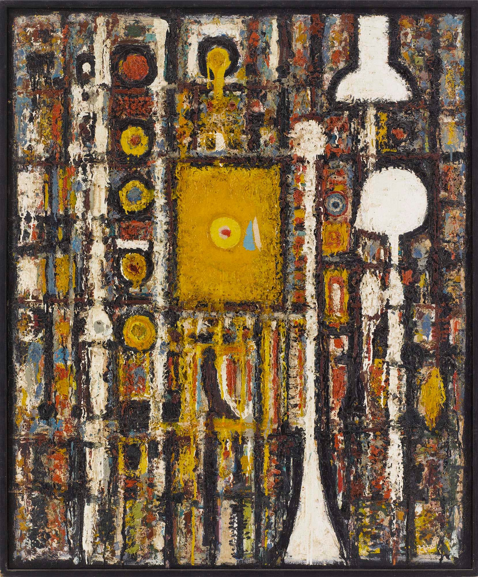 Window Number 4, 1948–50, Oil on linen, 53 x 44 in. (134.6 x 111.8 cm)
 – The Richard Pousette-Dart Foundation
