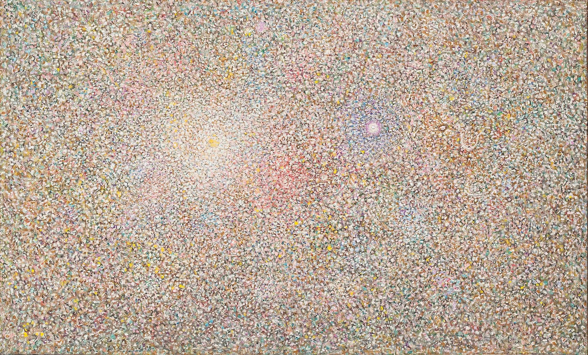Sky Presence, Morning, 1963, Oil on canvas, 43 1/8 x 71 in. (109.5 x 180.3 cm) 
Whitney Museum of American Art, New York, Purchase, with funds from the Friends of the Whitney Museum of American Art (63.53)
 – The Richard Pousette-Dart Foundation