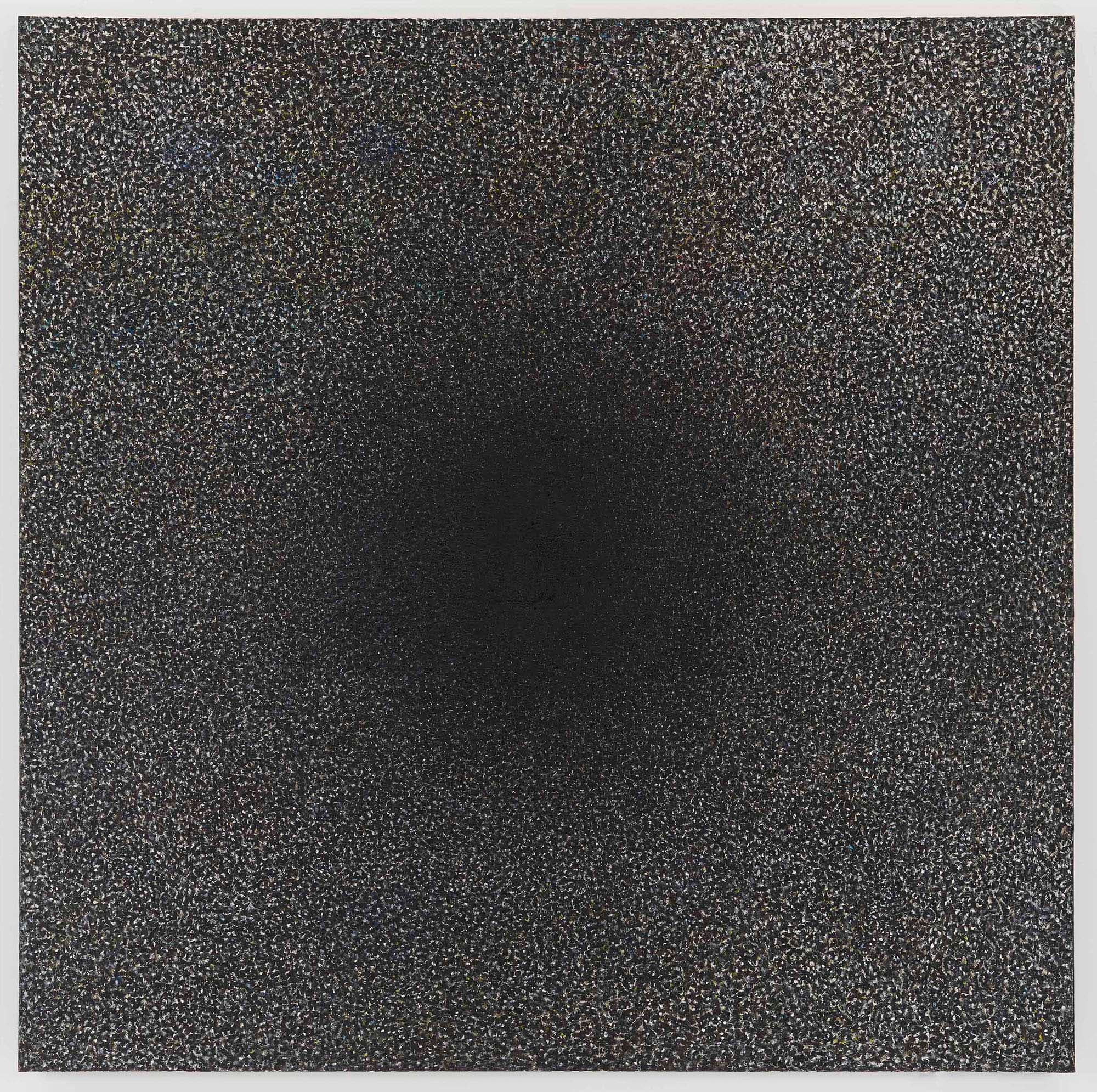 Presence Number 3, Black, 1969, Oil on linen, 80 x 80 in. (203.2 x 203.2 cm)
 – The Richard Pousette-Dart Foundation