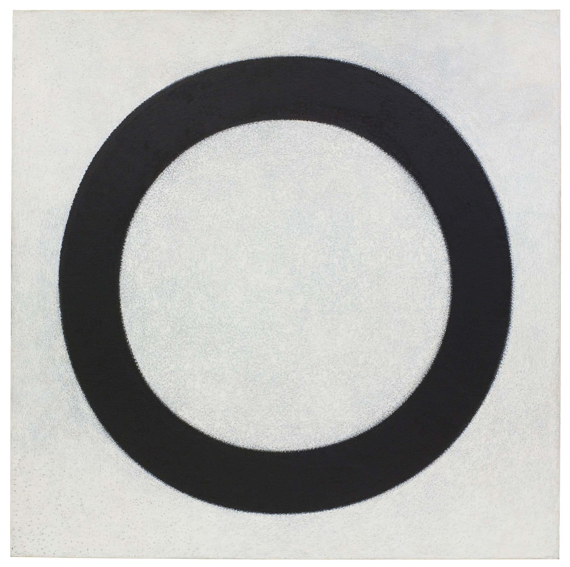 Black Circle, Time, 1979–80, Oil on linen, 90 x 90 in. (228.6 x 228.6 cm)
 – The Richard Pousette-Dart Foundation