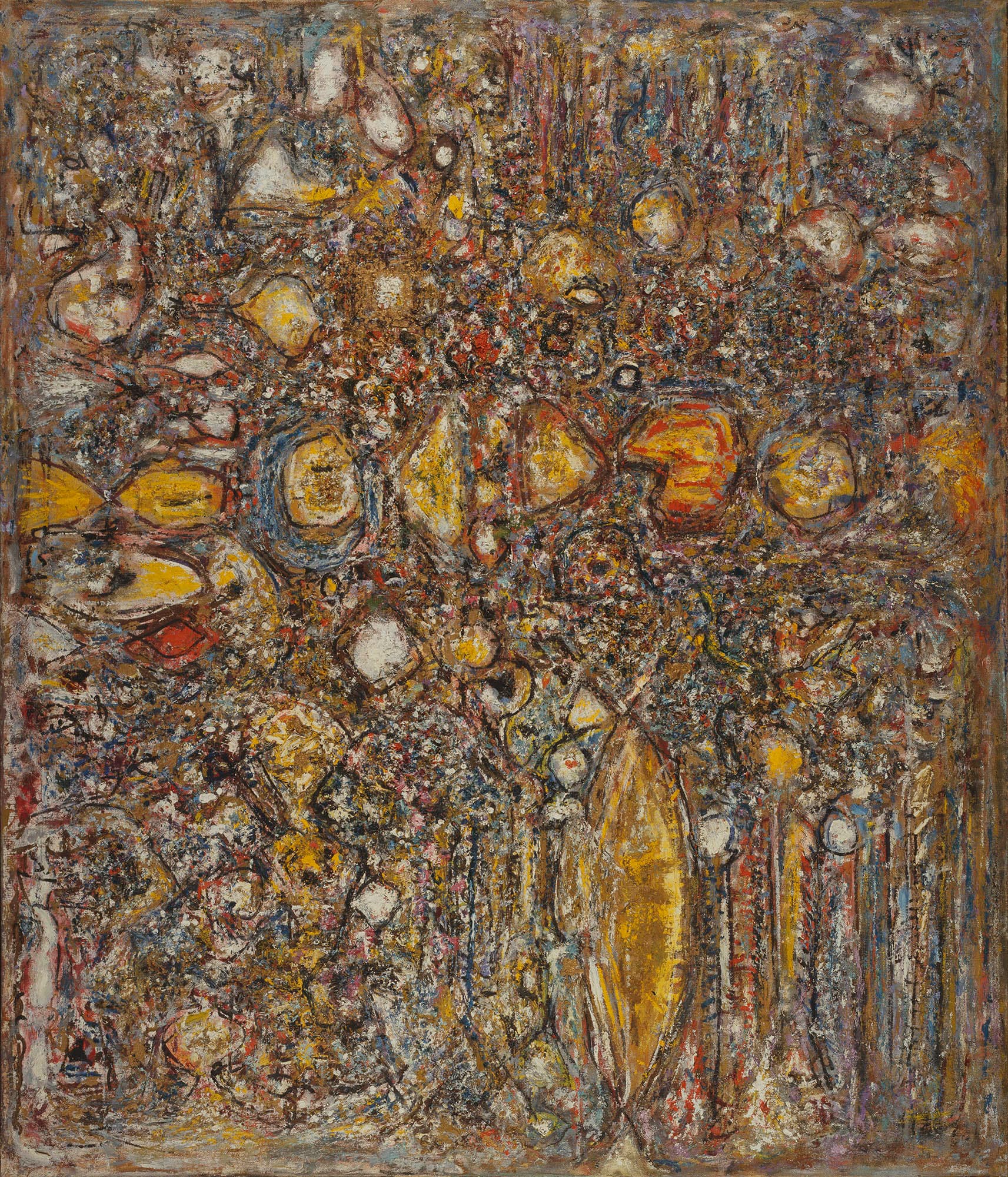 Amaranth
1958
Oil on canvas
75 7/8 x 64 3/4 in. (192.6 x 164.5 cm)
Brooklyn Museum, Gift of Dr. and Mrs. Arthur E. Kahn, 87.239 (87.239)
 – The Richard Pousette-Dart Foundation