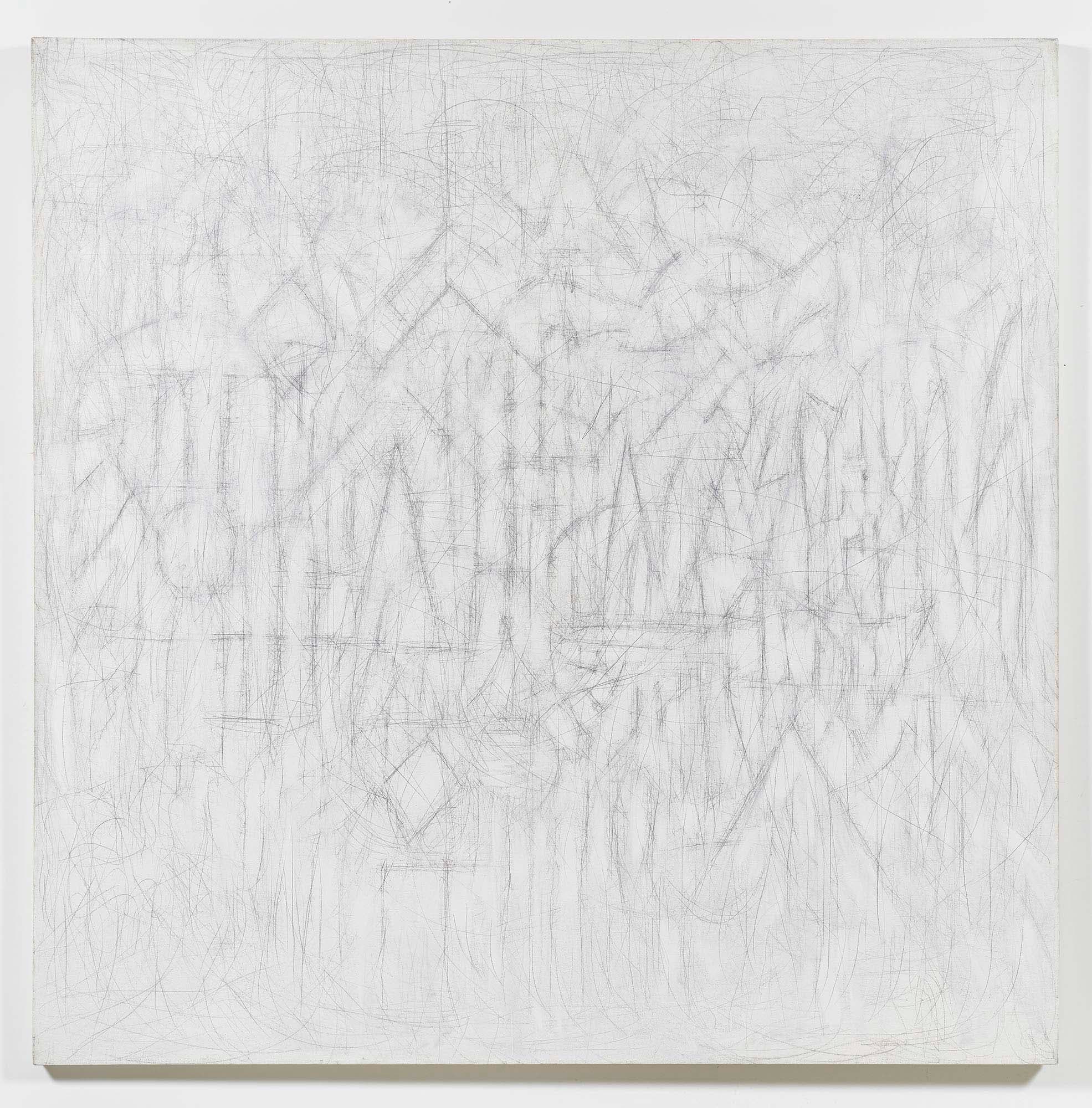 White Cathedral, 1984–89, Oil and graphite on linen, 90 x 90 in. (228.6 x 228.6 cm)
 – The Richard Pousette-Dart Foundation