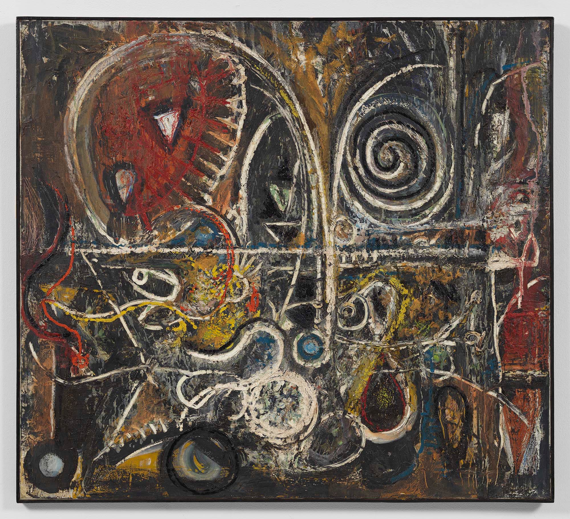 Animal Forms, 1939–43, Oil on linen, 38 1/2 x 42 in. (97.8 x 106.7 cm)
 – The Richard Pousette-Dart Foundation