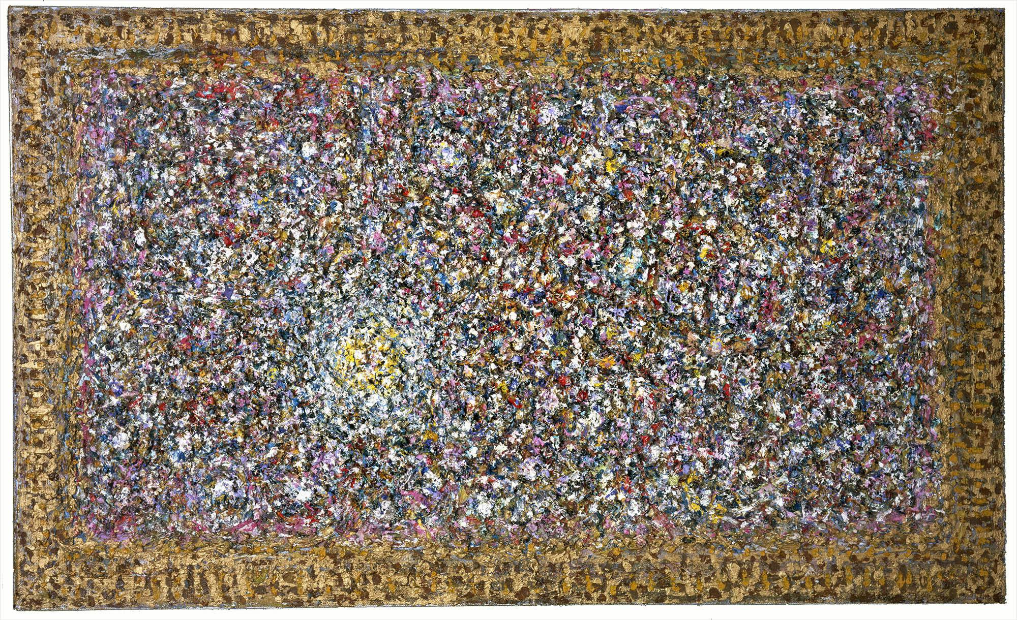 Touchstone (Golden Edge)
1962
Oil on canvas
20 x 40 in. (50.8 x 101.6 cm)
 – The Richard Pousette-Dart Foundation