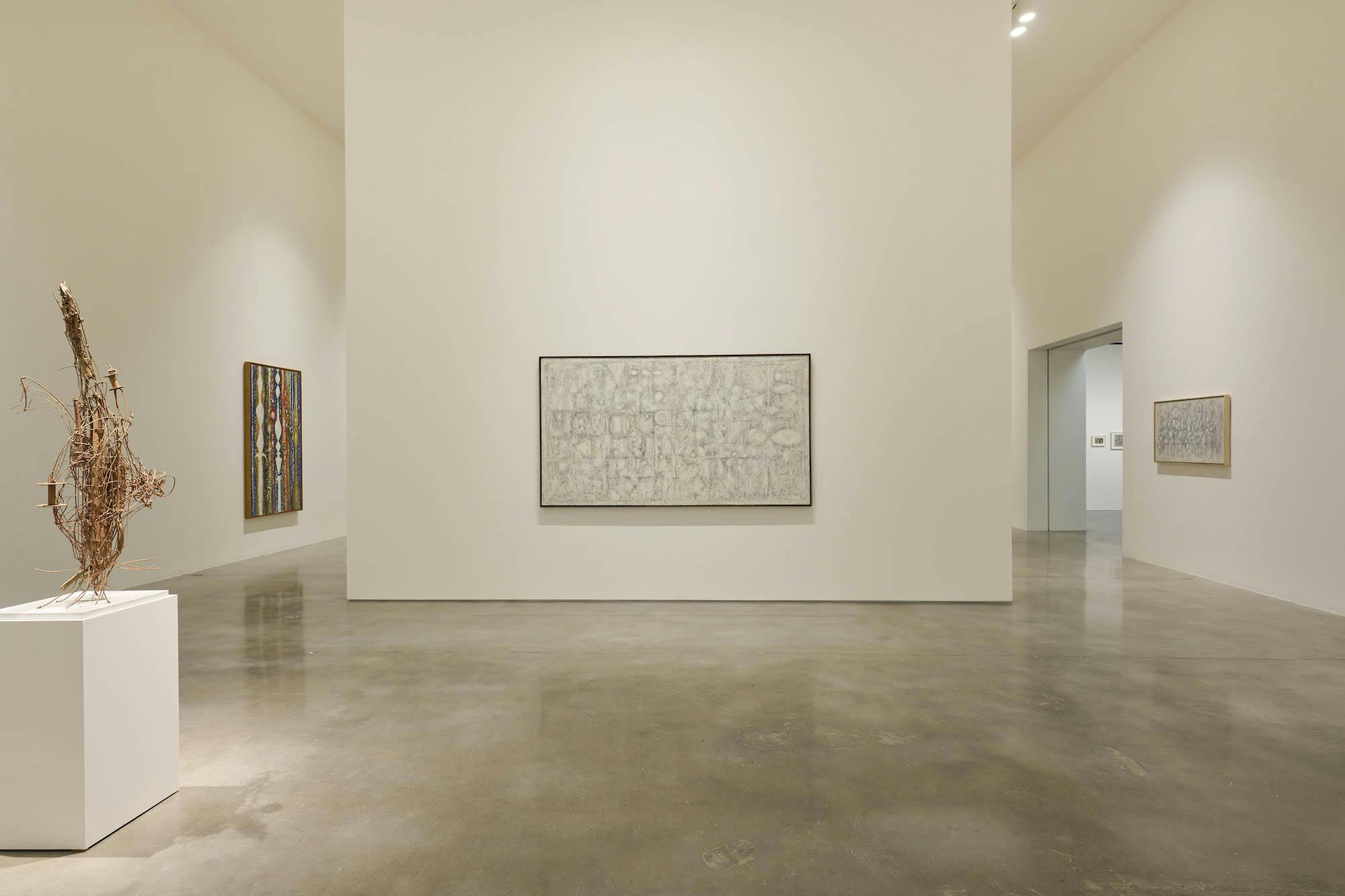 Installation view, Richard Pousette-Dart: Spirit and Substance, Pace Gallery, New York, NY, 2022.