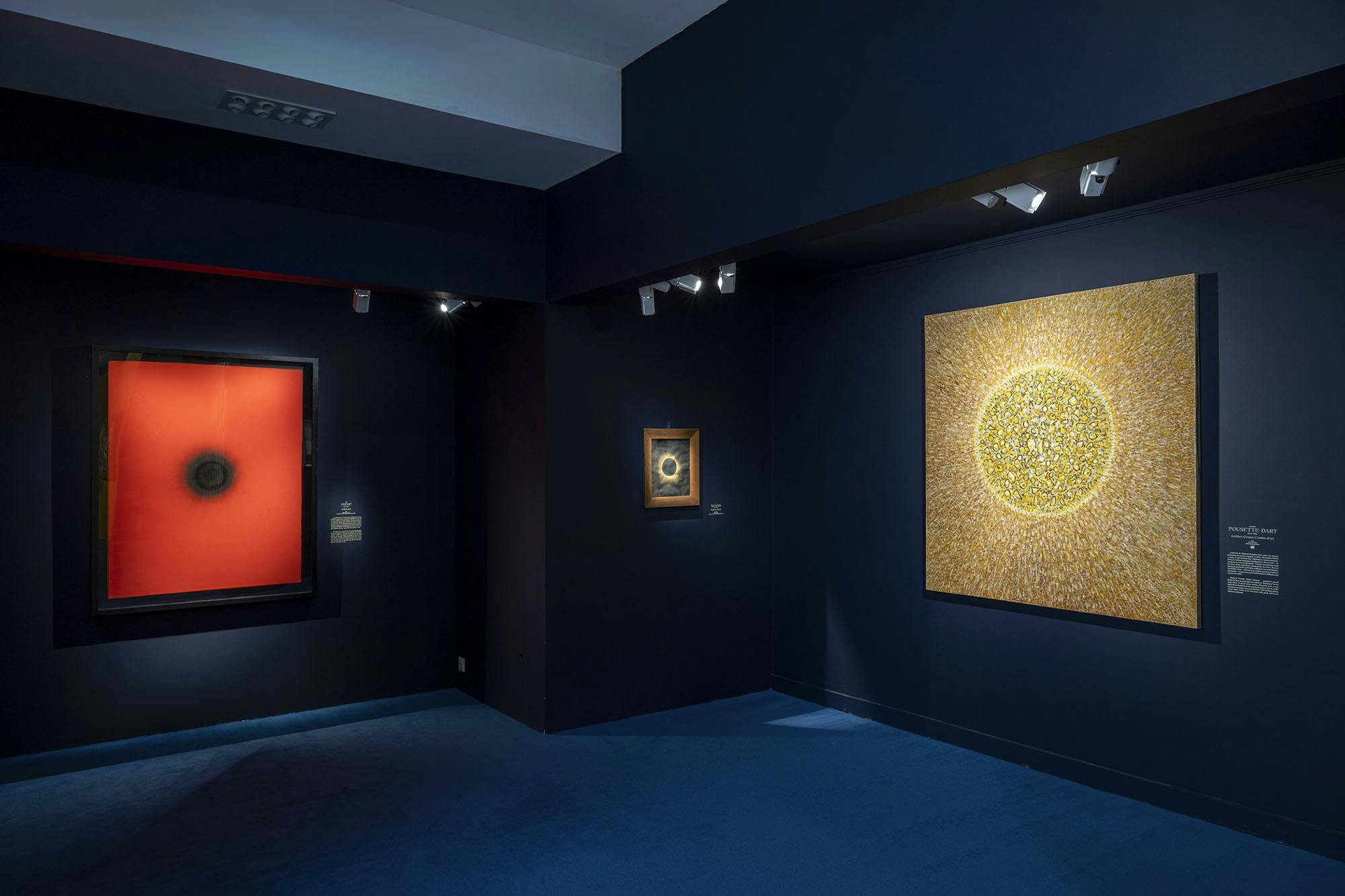 Installation view, Facing the Sun: The Celestial Body in the Arts, Museum Barberini, Potsdam, Germany, 2022. – The Richard Pousette-Dart Foundation