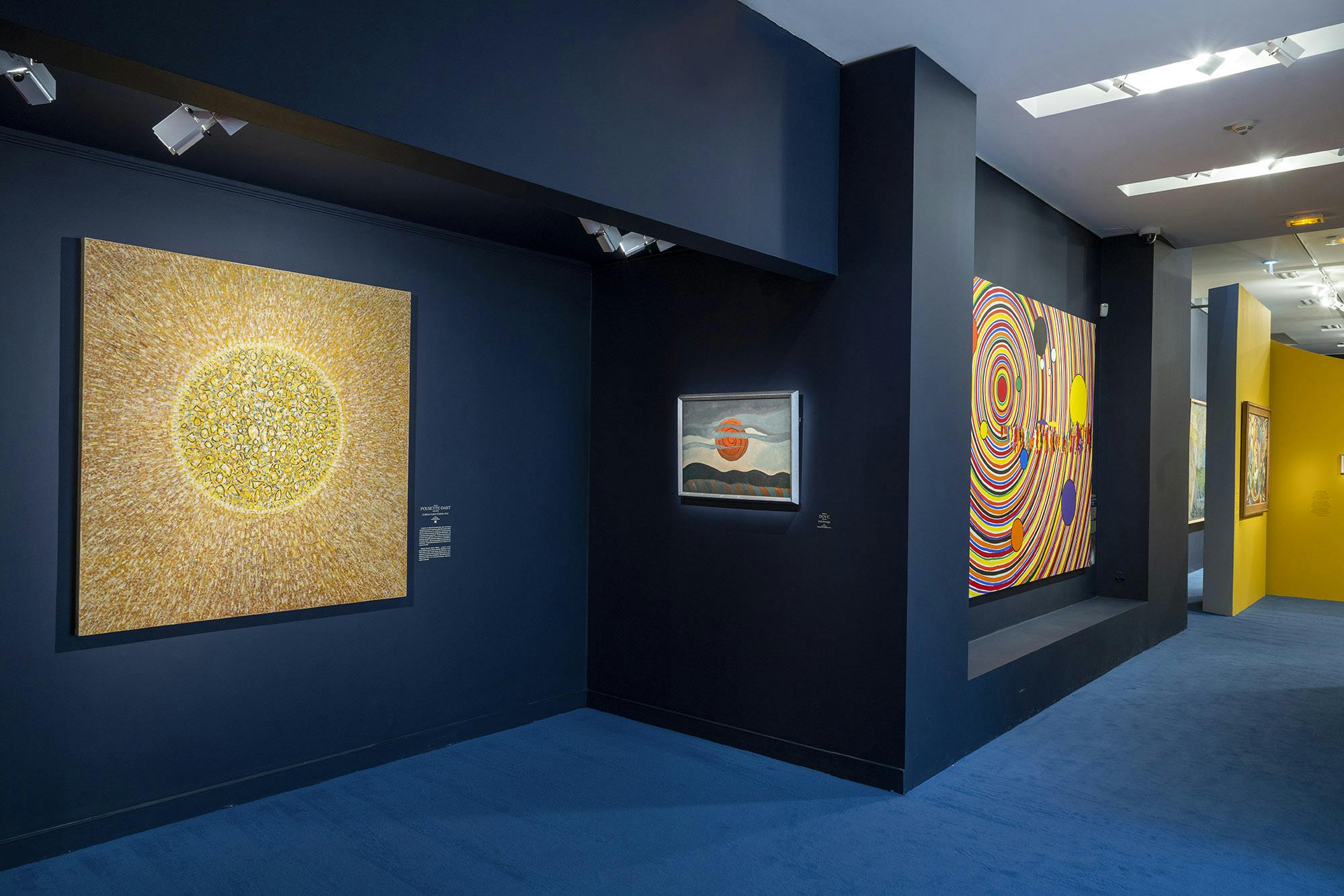 Installation view, Facing the Sun: The Celestial Body in the Arts, Museum Barberini, Potsdam, Germany, 2022. – The Richard Pousette-Dart Foundation