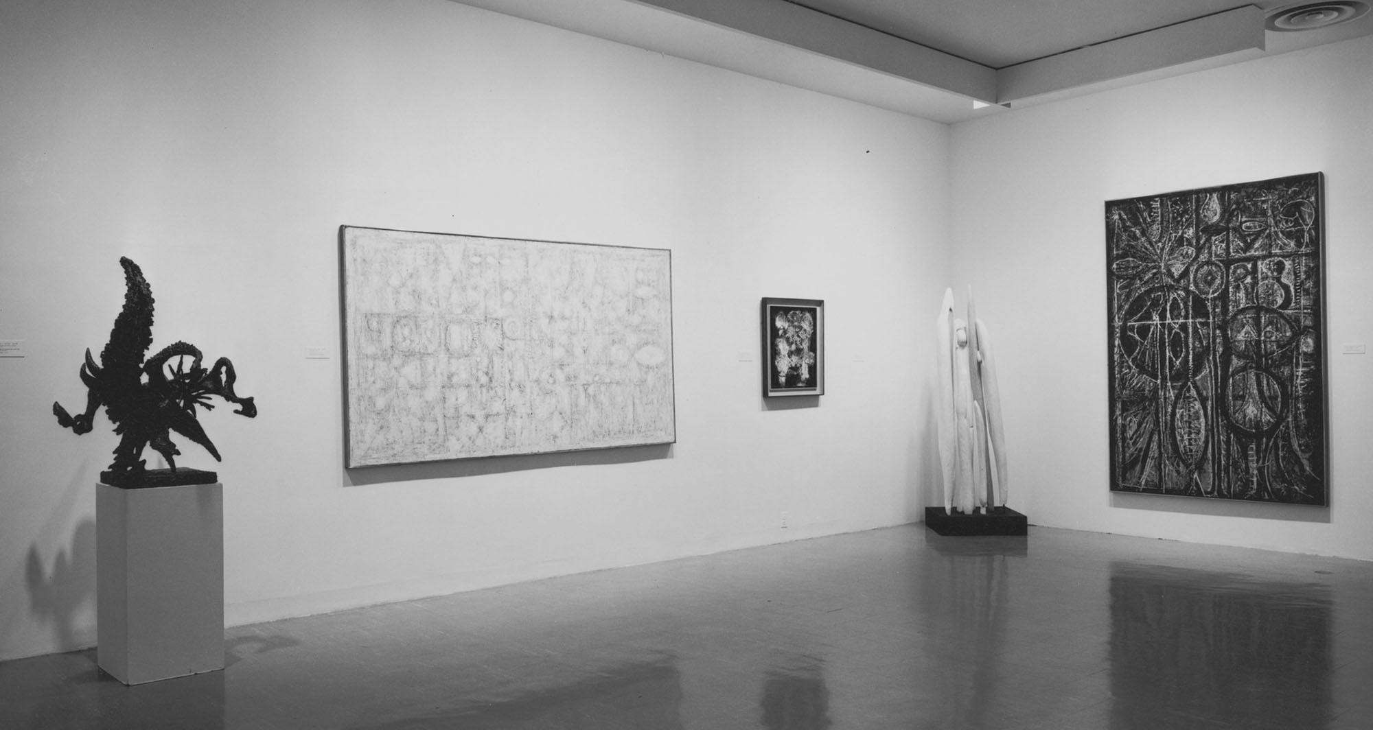 Installation view, The New American Painting and Sculpture: The First Generation, Museum of Modern Art, New York, 1969. 
