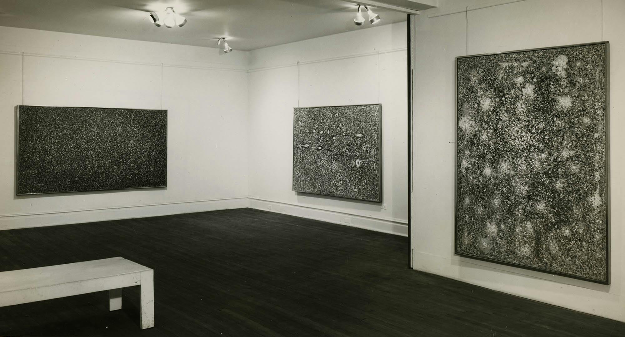 Installation view, Richard Pousette-Dart: Paintings, Betty Parsons Gallery, New York, NY, 1961. – The Richard Pousette-Dart Foundation