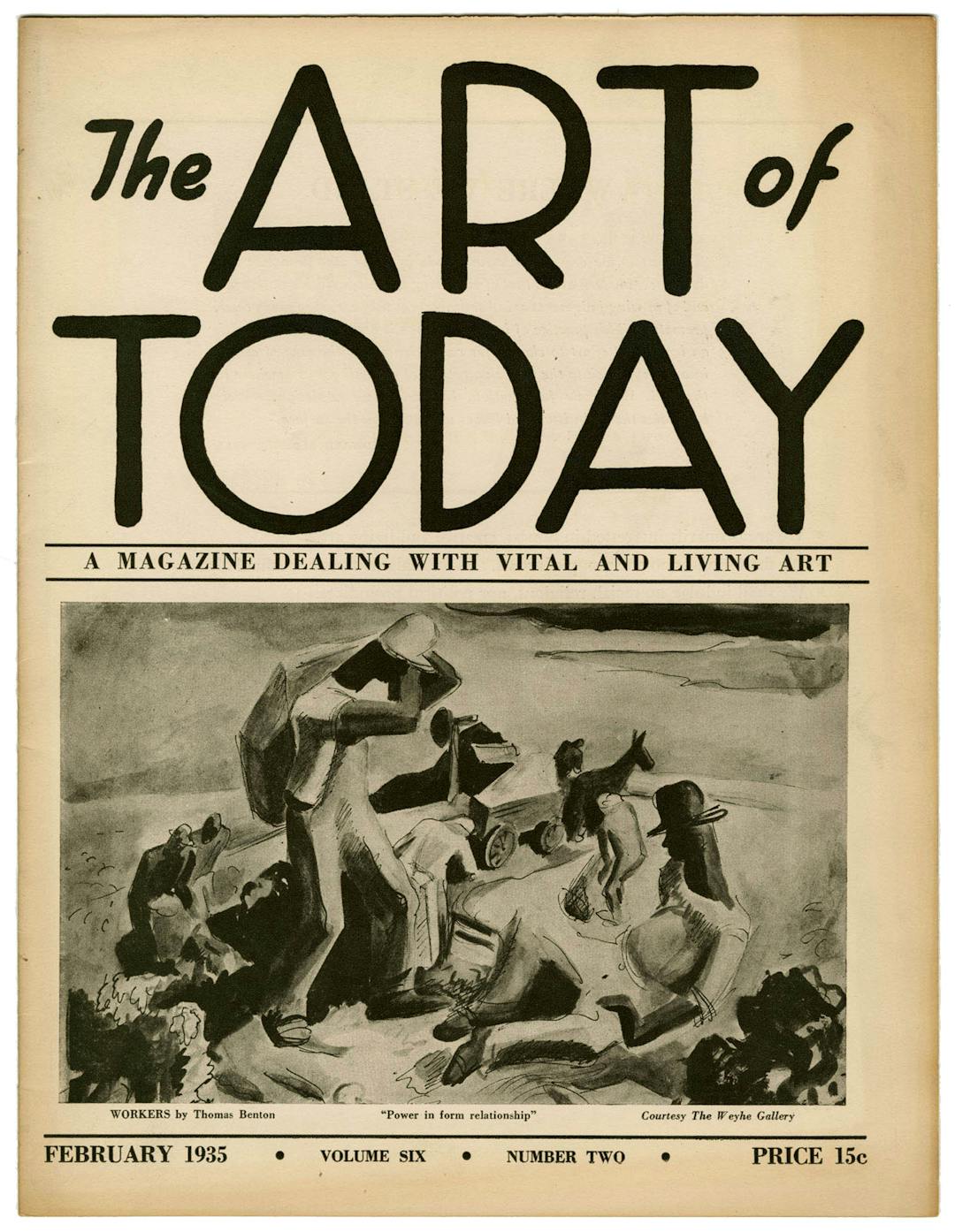 The Art of Today, Vol 6, no. 2, February 1935 – The Richard Pousette-Dart Foundation