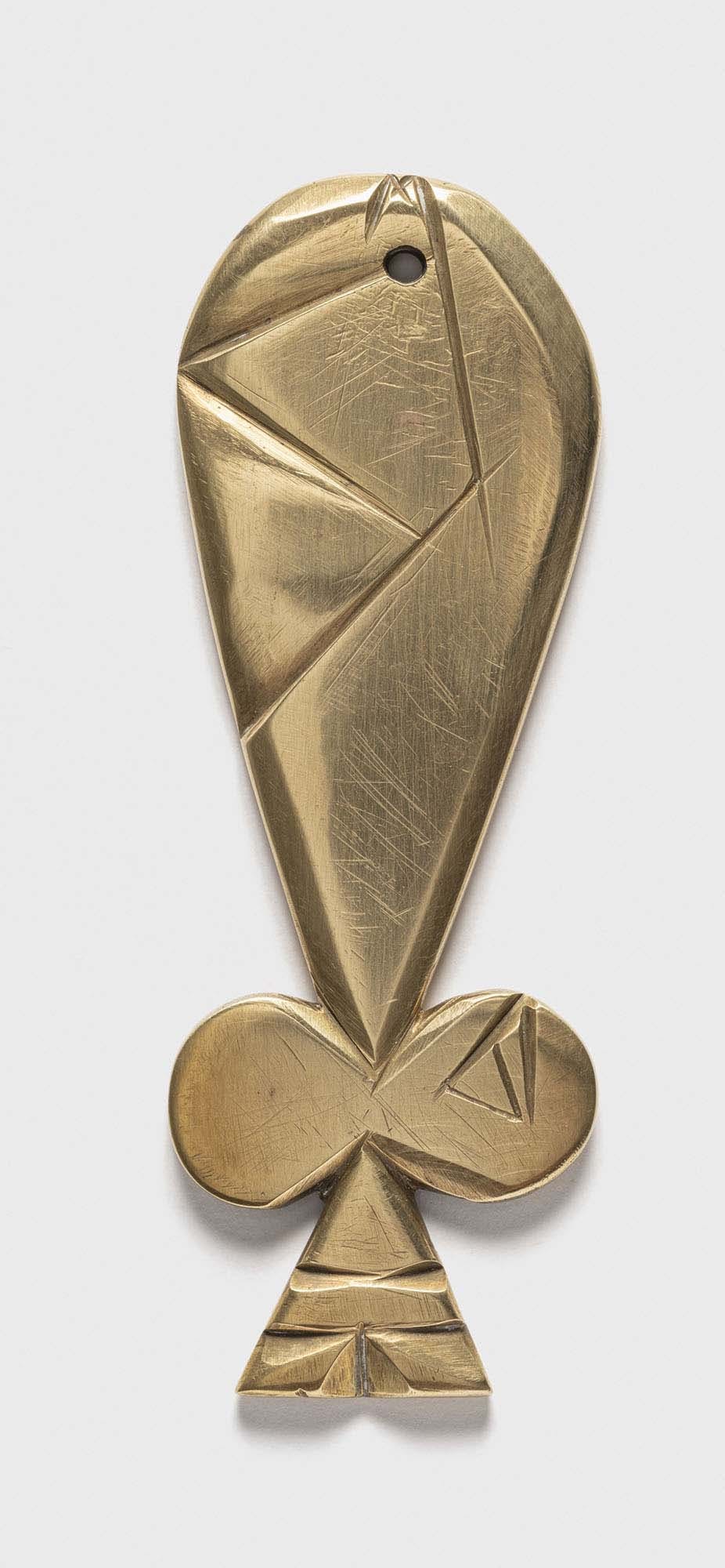 Brass #13
1940
Hand-cut brass
H. 5 5/8 in. (14.1 cm)
 – The Richard Pousette-Dart Foundation