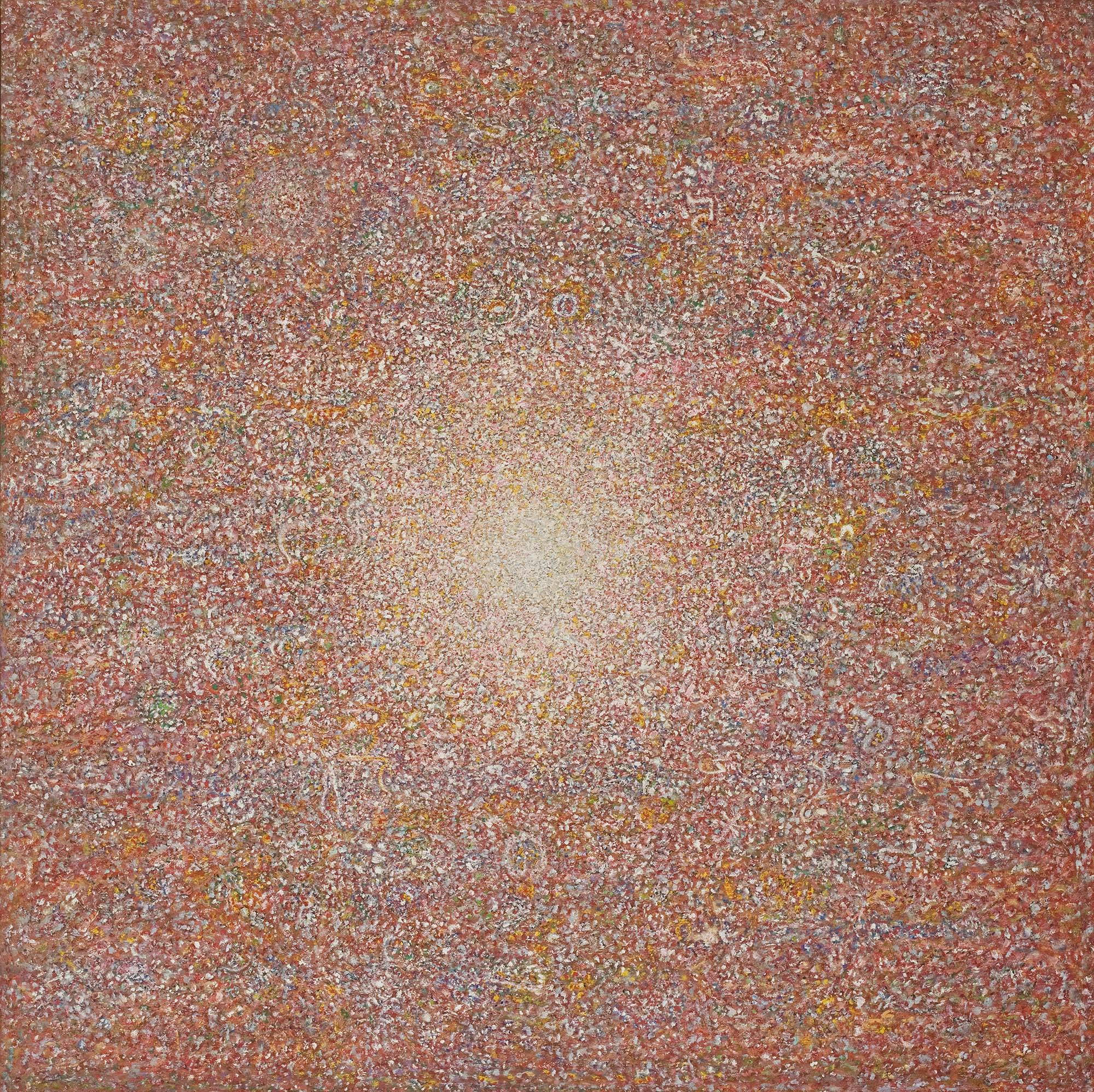 Transcendent Presence
1966–67
Oil on canvas
61 x 61 in. (154.9 x 154.9 cm)  
Grand Rapids Art Museum, Michigan, Gift of the Estate of Helen Burke (2005.2)
 – The Richard Pousette-Dart Foundation