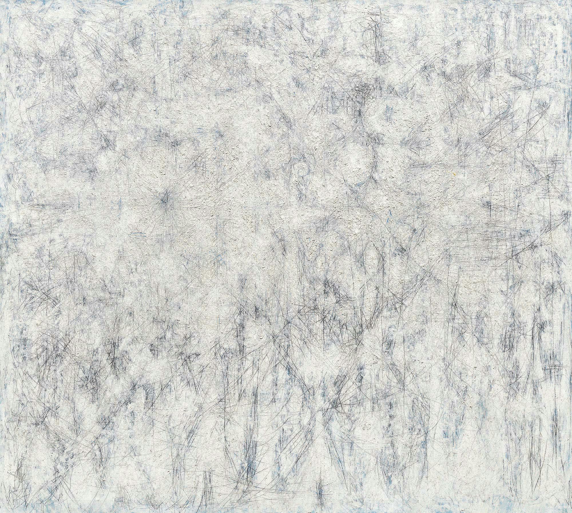 White Garden, Sky
1951
Oil and graphite on linen
53 1/2 x 60 3/4 in. (135.9 x 154.3 cm)  
National Gallery of Art, Washington, D.C., Patrons' Permanent Fund (2006.38.1)
 – The Richard Pousette-Dart Foundation