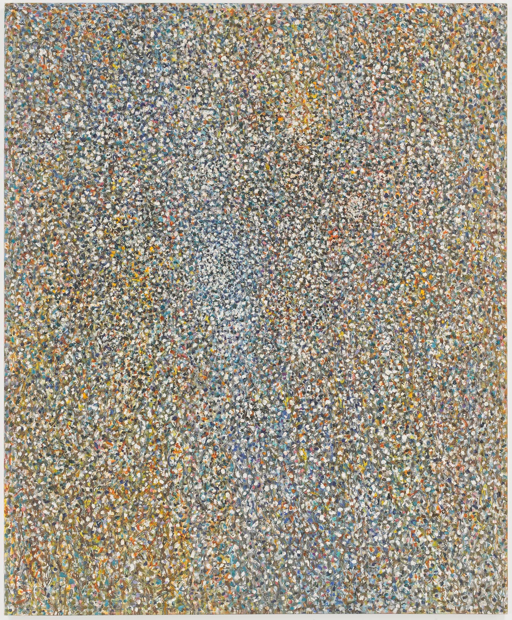 Meditation on the Drifting Stars, 1962–63, Oil on linen, 95 1/2 x 79 in. (242.6 x 200.7 cm)
– The Richard Pousette-Dart Foundation