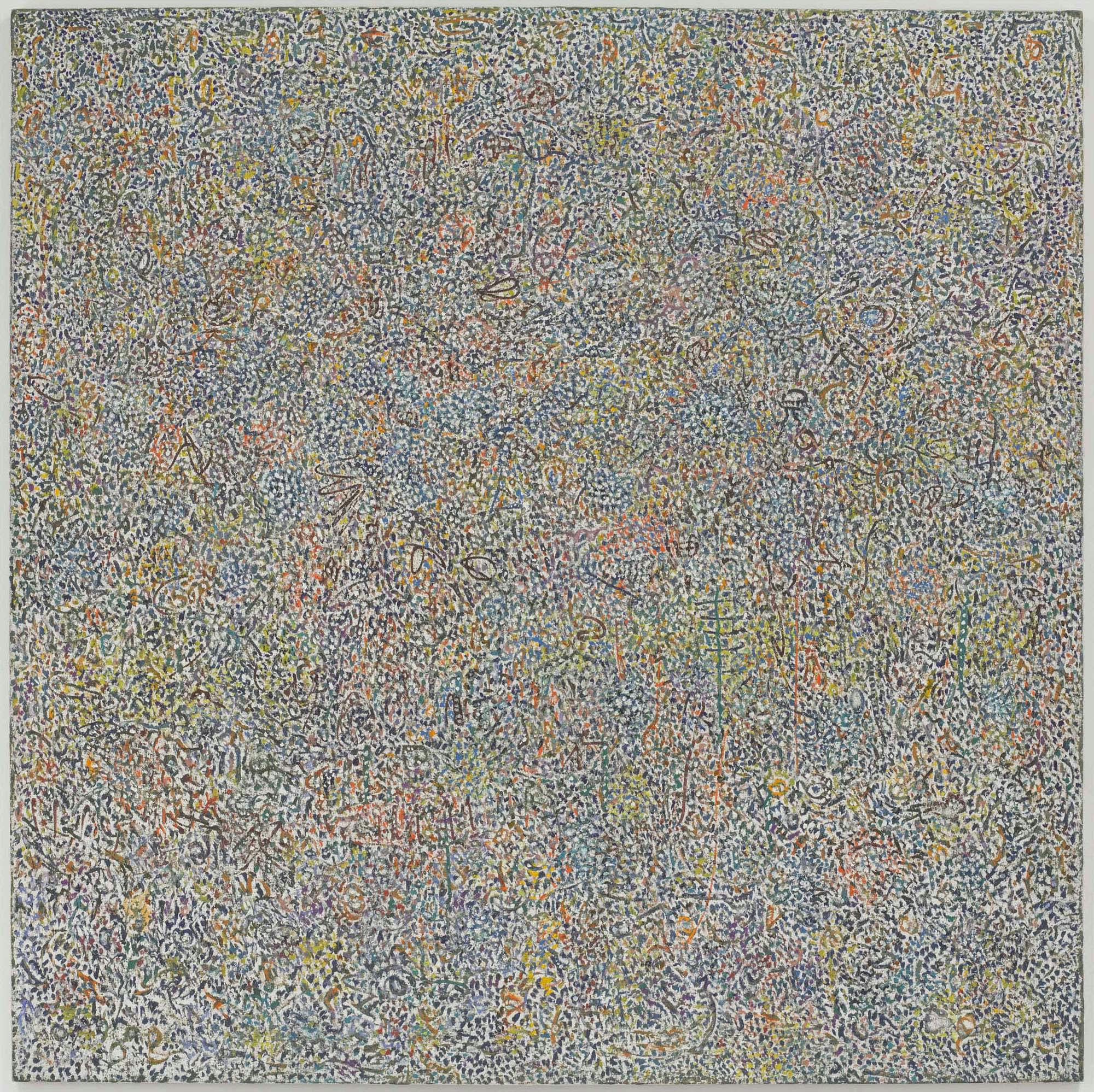 Presence, Amaranth Garden #1
1974
Oil on linen
90 x 90 in. (228.6 x 228.6 cm)
 – The Richard Pousette-Dart Foundation