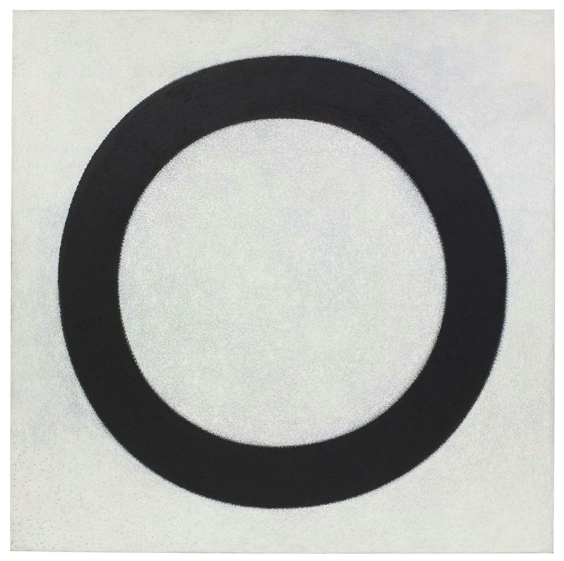 Black Circle, Time
1979–80
Oil on linen
90 x 90 in. (228.6 x 228.6 cm)
 – The Richard Pousette-Dart Foundation