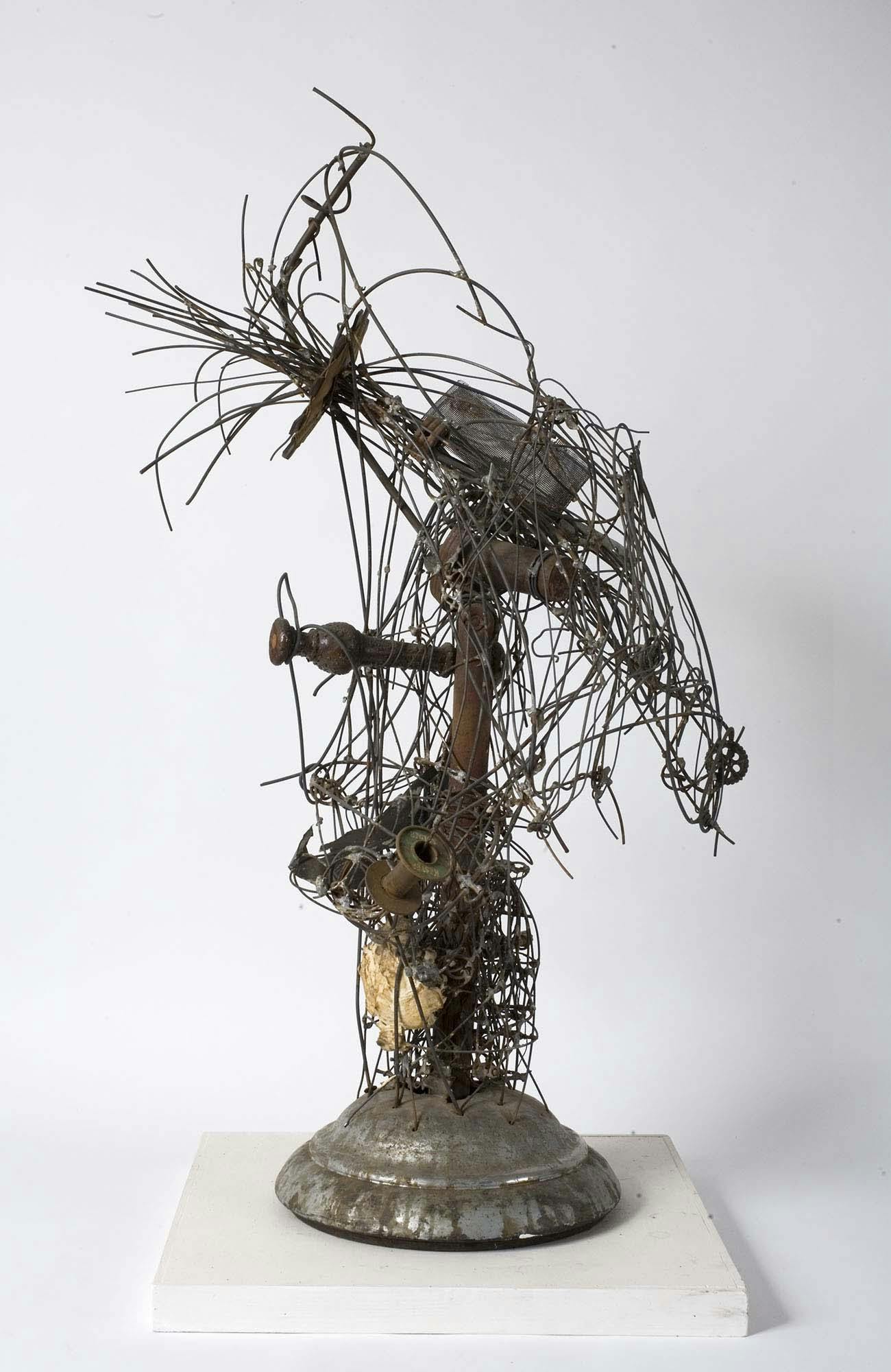 Sarabande
1950
 Steel wire and found objects
24 x 24 x 16 in. (61 x 61 x 40.6 cm)
 – The Richard Pousette-Dart Foundation