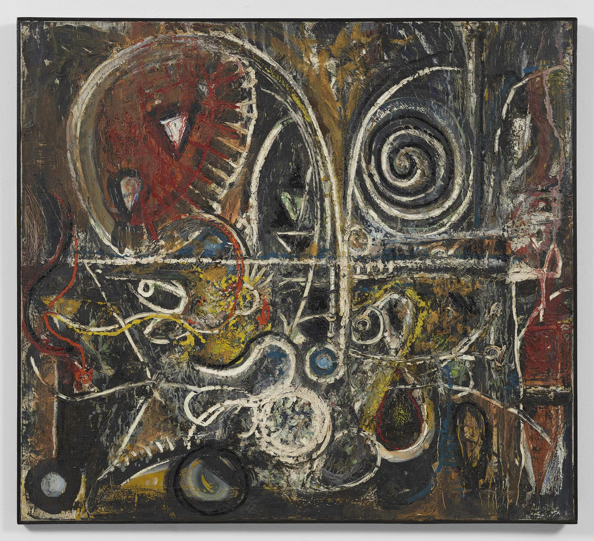 Animal Forms
1939–43
Oil on linen
38 1/2 x 42 in. (97.8 x 106.7 cm)
 – The Richard Pousette-Dart Foundation